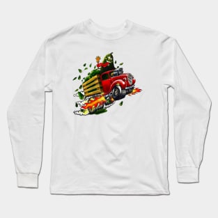 Hot Rod Avocado Long Sleeve T-Shirt